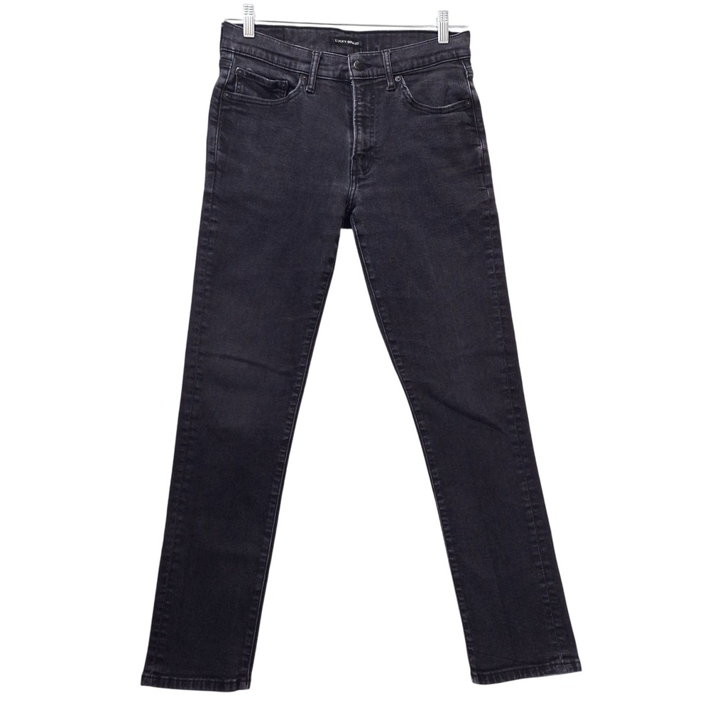 Lucky Brand 410 Athletic‎ Slim Advance Stretch Jeans Dark Wash Men W30 L32 Black